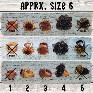 Handmade Wooden Rings